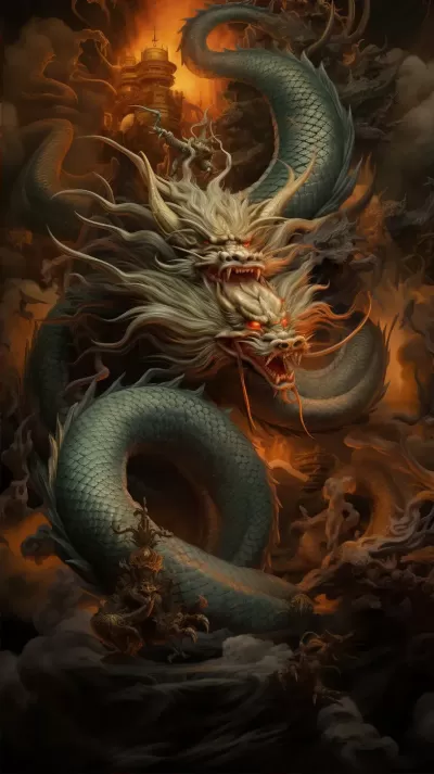 龍在中國文化中作為權力象征的視覺呈現