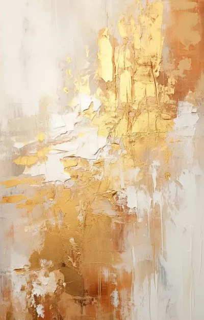 抽象丙烯畫展現了一種迷人的氛圍