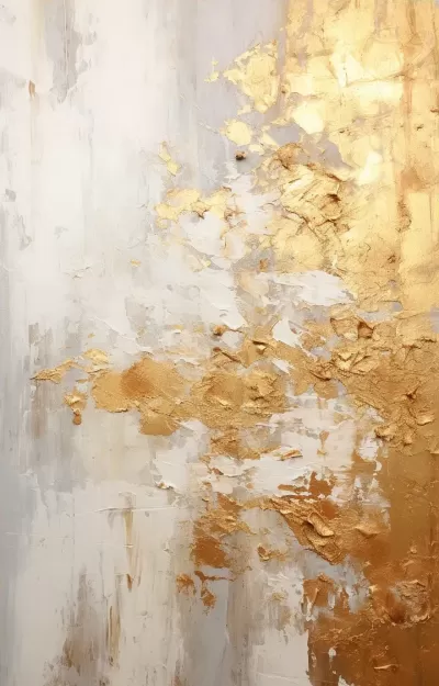抽象丙烯畫展現了一種迷人的氛圍