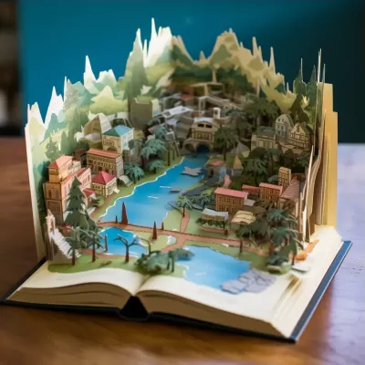 3D彈出書一個(gè)旅行目的地
