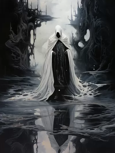 《時光黑水：白衣流云的孤影》