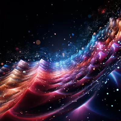 量子夢幻舞動的永恒波包，生動創(chuàng)造宇宙生命