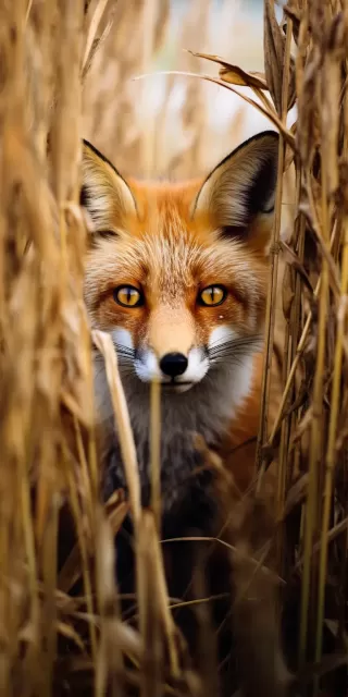荷兰狐秋季捕猎：自然摄影中的Dslr捕捉