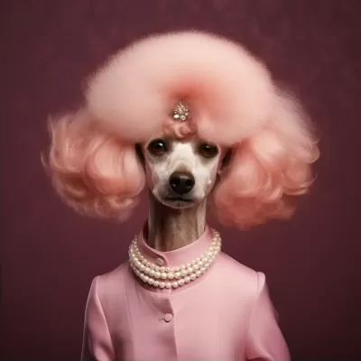 “優雅造型中的貴賓犬，讓人心馳神往！”