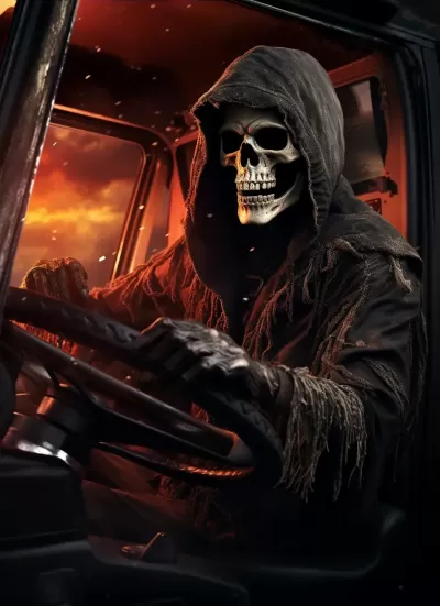 死神轉行當卡車司機，引發驚人火災