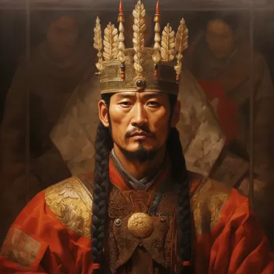 朝鮮朝代武士的肖像：一幅引人入勝的畫(huà)卷！