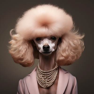 “優雅造型中的貴賓犬，讓人心馳神往！”