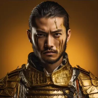 “黃金世界，未來的武士。”