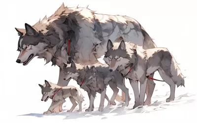 締造完美狩獵群：超寫實HDR灰狼群！