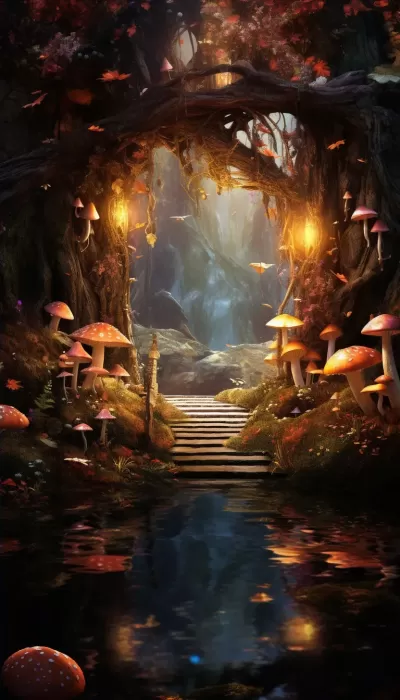 秋日魔幻森林，那片令人陶醉的夢境