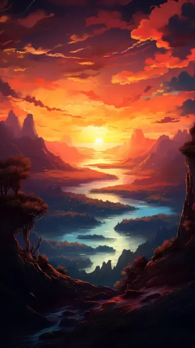美麗的夕陽，撩撥心弦
