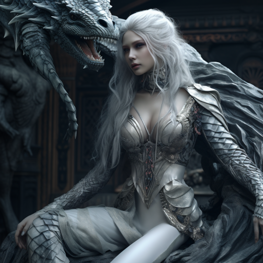 龍女是一種傳說中的神秘生物，有著龍的血統(tǒng)和女性的形象，擁有龍的力量、智慧和魔法，可以控制風、火、水、雷等元素，外貌很美麗，性格通常很高傲、自信、獨立，不輕易與人類或其他生物交往，但也有著溫柔、善良、忠誠的一面。