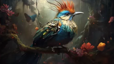 美麗的鳥類——寬屏比例16:9