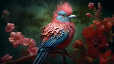 美麗的鳥類——寬屏比例16:9