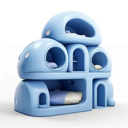 3D房屋，卡通系列