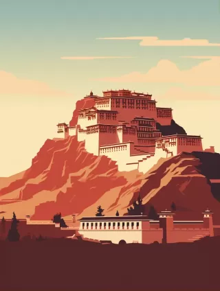 西藏布达拉宫：中国传统与现代艺术的完美融合