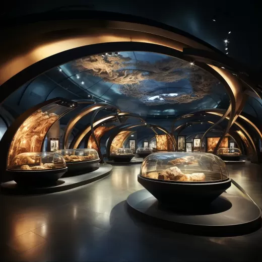 主題沉浸式展覽館設計，超細節、高分辨率UHD 800-1:1原始風格，V5.2