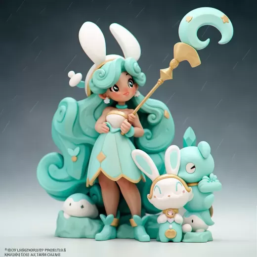 《美少女戰士：全身體態可愛低維護，色彩豐富卡通迪士尼風格盲盒》