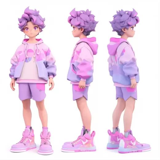 中國男孩的3D渲染與時尚：從IP圖像到Pixar滑板鞋