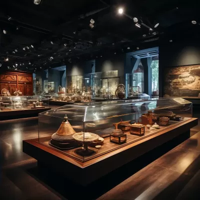 中国历史主题博物馆设计：现代简约风格与文物关键照明