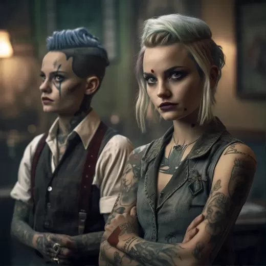 《小丑女與小丑：冷漠奇幻的低俗藝術》