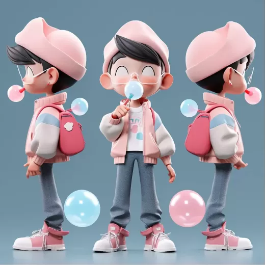 卡通風格：C4D與Blender打造IP形象——中國男孩的Bubble Mart時尚潮流
