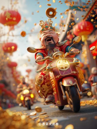 財神爺駕到 迎財神 