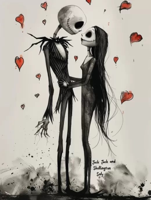 蒂姆·伯頓風格插圖集-描繪蒂姆·伯頓及他創作的電影 - 第4231期